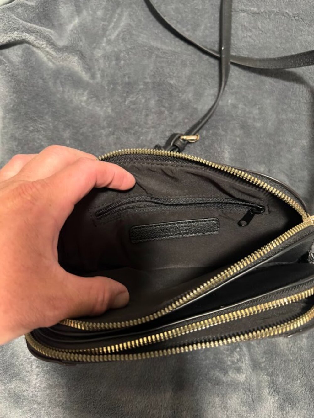 Nine West Cyra A crossbody hazel and brown logo bag - Picture 5 of 5